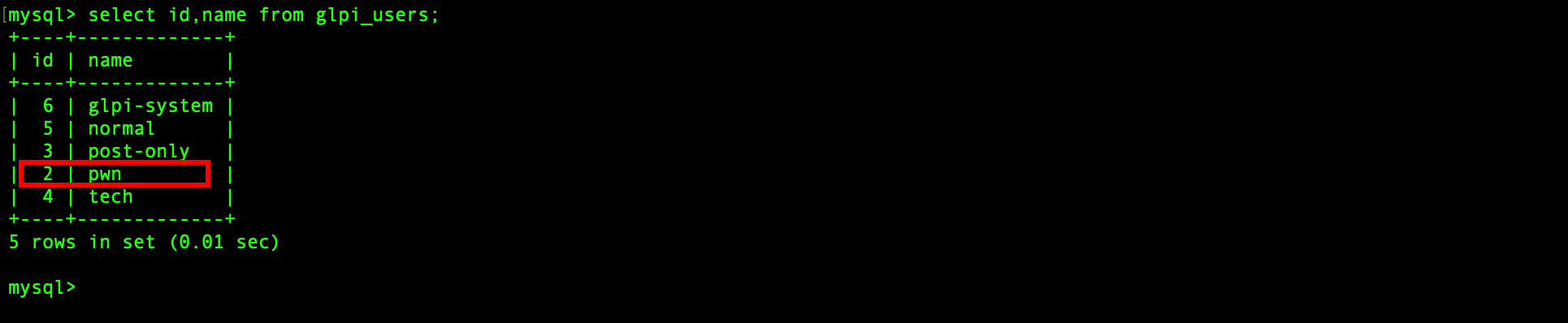 SQLi - pwn