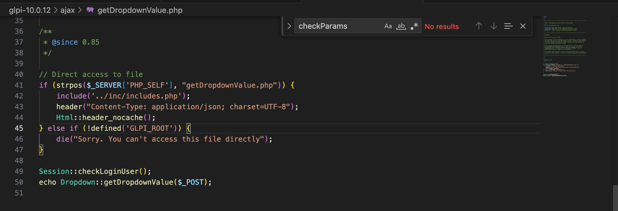 Code of getdropdownValue.php