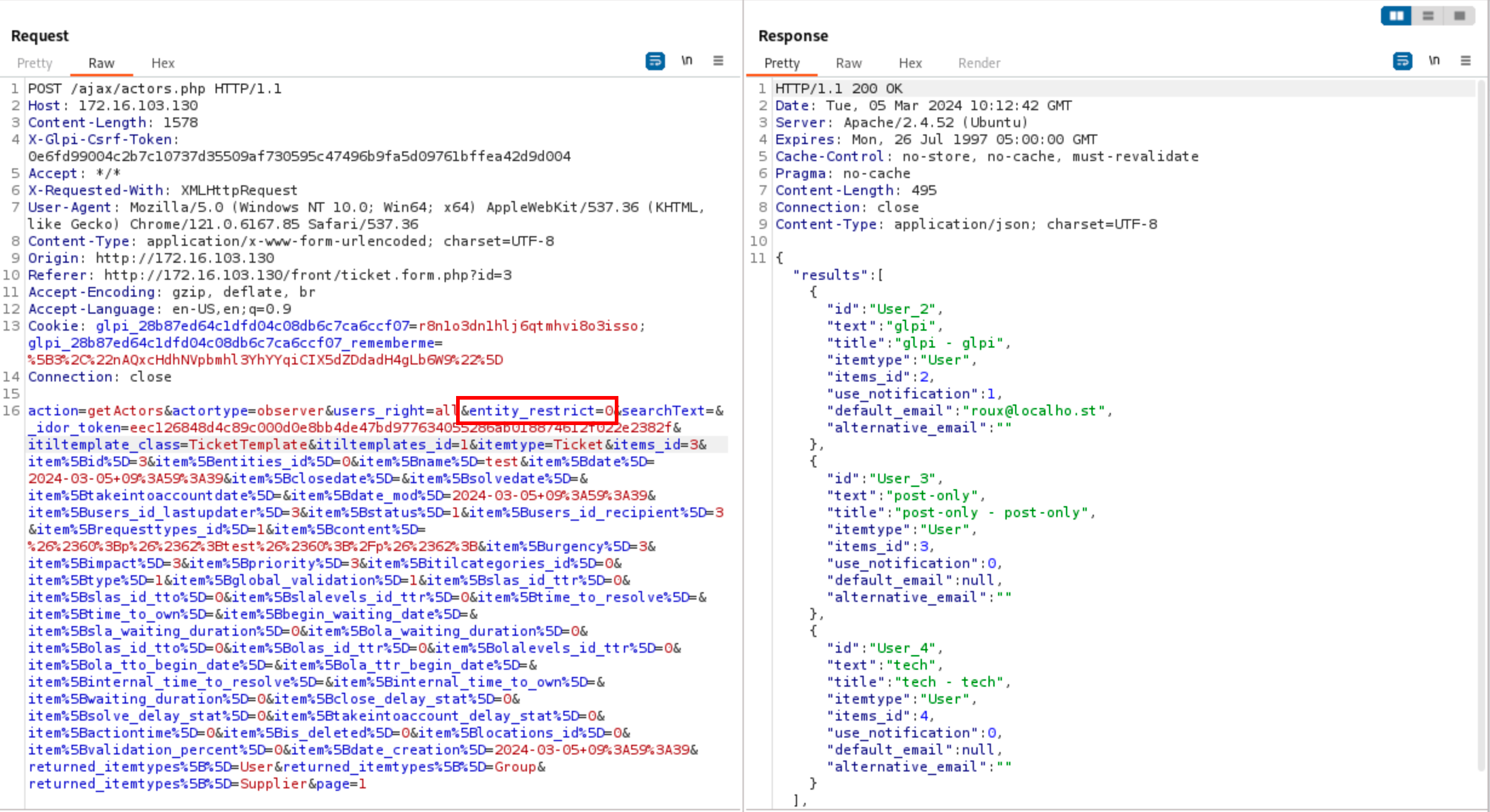 Get users in tenant 0