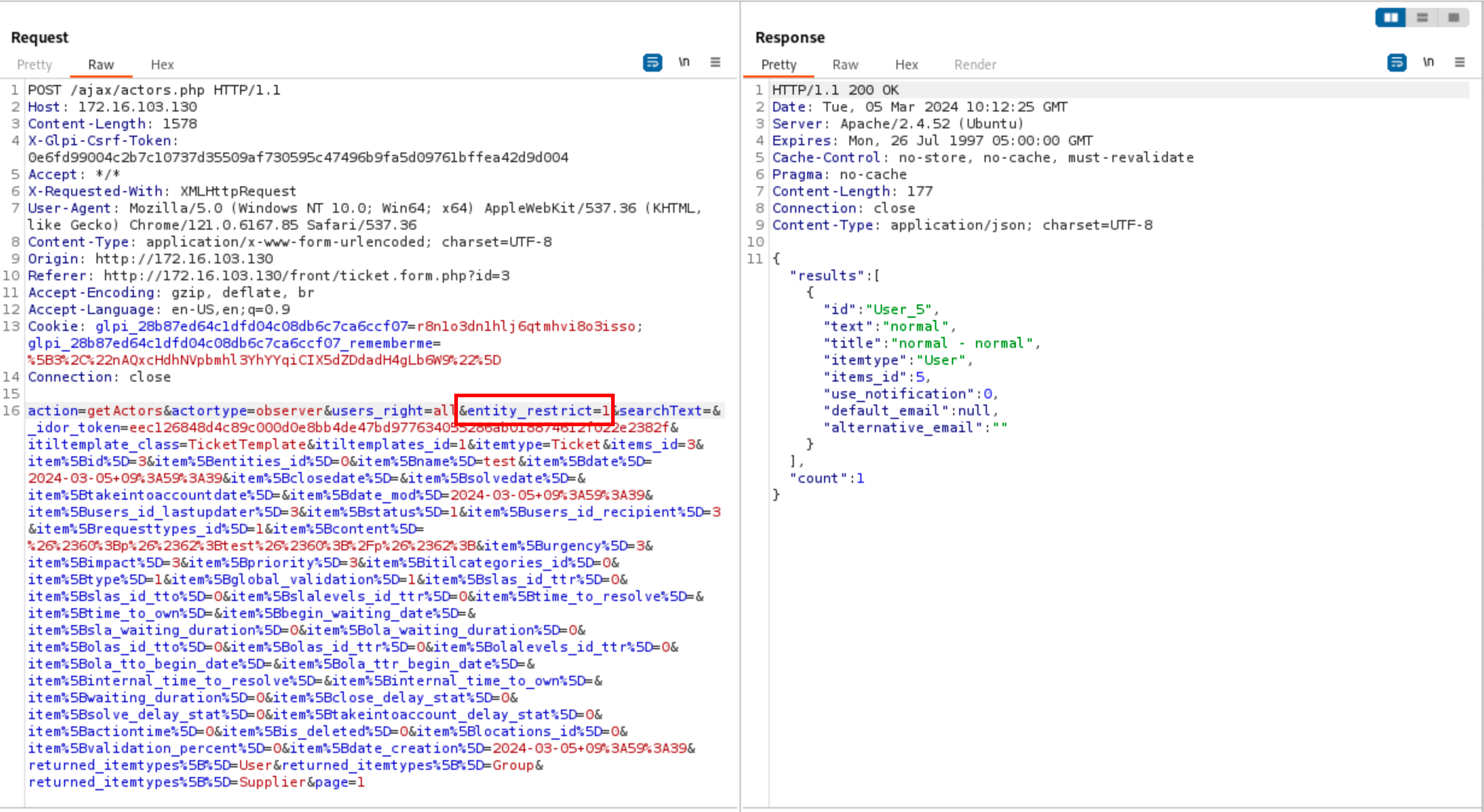 Get users of tenant 1